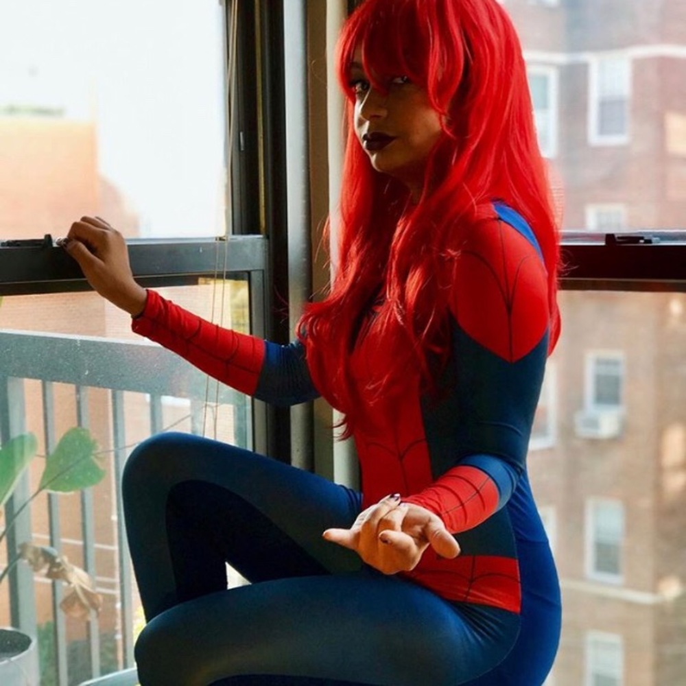 Spider-Man costume for women.